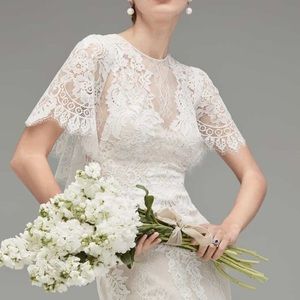 “Jael” by Watters lace wedding dress